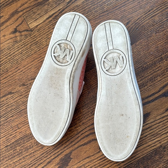 MICHAEL Michael Kors Women’s 8.5 Pink and White Sneakers with Elastic Panels - Picture 6 of 9